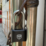 Combination Lock, 4-Digit Heavy Duty Lock, Combination Padlock Outdoor Waterproof Gate Locks for Outdoor Fence, Locker, Sheds, Gym, Gate Hasps