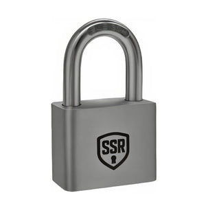 Custom Logo Stainless Steel Rectangular Padlock - Bulk Heavy Duty Lock for Gym Lockers & Storage Units