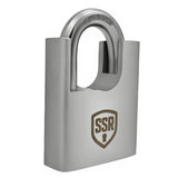 Private Label Shrouded Disc Padlock - Anti-Cut Laser Etched Security Lock for Toolboxes & Logistics