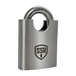 Imprintable Maximum Security Full Shrouded Padlock - Outdoor & High-Safety Facility Bulk Orders