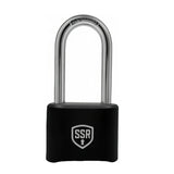 Combination Lock, 4-Digit Heavy Duty Lock, Combination Padlock Outdoor Waterproof Gate Locks for Outdoor Fence, Locker, Sheds, Gym, Gate Hasps