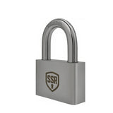 Custom Logo Stainless Steel Rectangular Padlock - Bulk Heavy Duty Lock for Gym Lockers & Storage Units