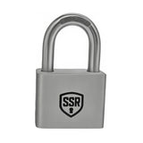 Custom Logo Stainless Steel Rectangular Padlock - Bulk Heavy Duty Lock for Gym Lockers & Storage Units