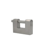 Stainless Steel D-Shaped Padlock with Stainless Steel Keys for Garage Door, Containers, Shed, Locker and Warehouse