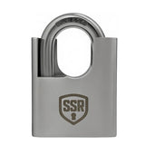 Private Label Shrouded Disc Padlock - Anti-Cut Laser Etched Security Lock for Toolboxes & Logistics